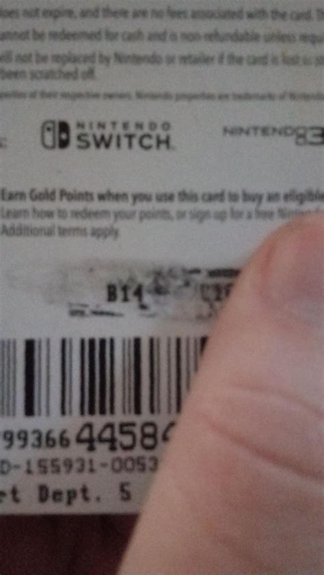 Check spelling or type a new query. I bought a Nintendo Eshop card and part of the code scratched off. : Wellthatsucks