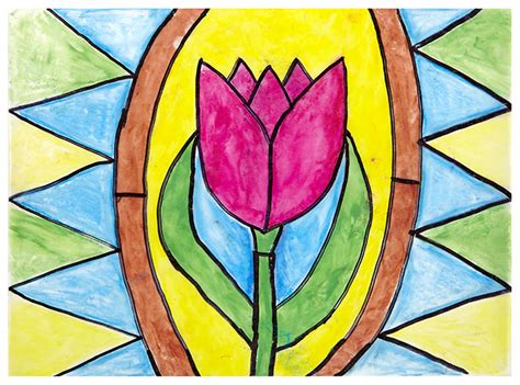 "Faux Stained Glass" | crayola.com