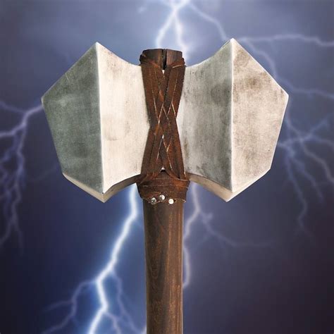 Ancient Mjolnir Thors Hammer W Display Plaque