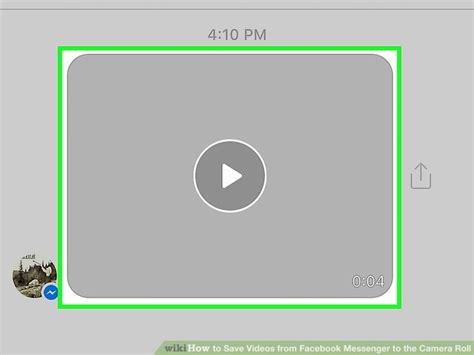 Choose facebook on complete action using popup. How to Save Videos from Facebook Messenger to the Camera Roll