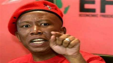 video eff julius malema says police are quick to come to protests but were cowards in senekal