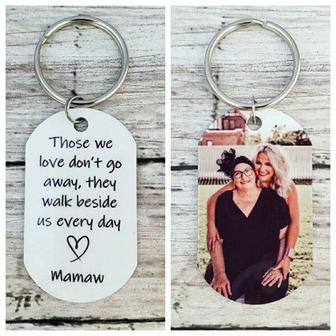 Memorial Keychain Loss Of Loved One Keychain Those We Love Etsy