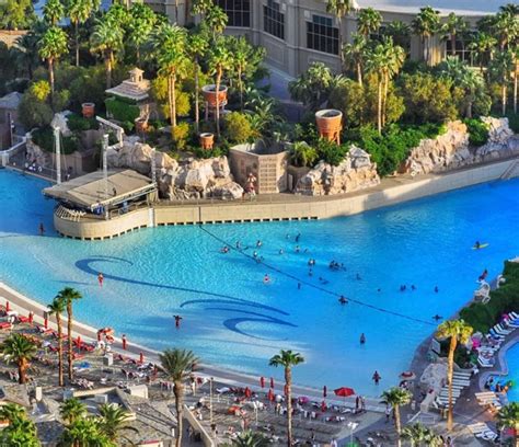 Klavier Ann Herung Ufer Excalibur Las Vegas Swimming Pool Hintergrund