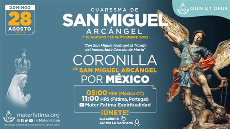 Coronilla De San Miguel Arcángel Por México Quinto Día Youtube