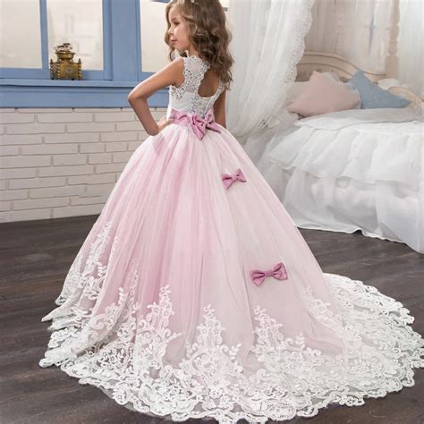 Good Quality Girl Princess Dress For Wedding Birthday Party 6 15yrs
