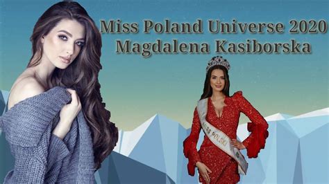 Miss Polski Miss Universe Poland Magdalena Kasiborska