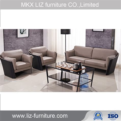 Commercial office furniture, specifically desk chairs, are designed for sitting and comfortably durability: China Commercial Office Furniture Modern Leather Sofas Set ...