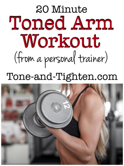 20 Minute Toned Arm Workout With Personal Trainer Tone And Tighten