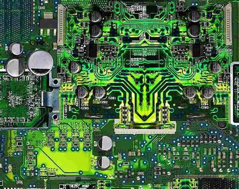 Computer Fabric Circuit Board By Timeless Treasures Last 32 Etsy
