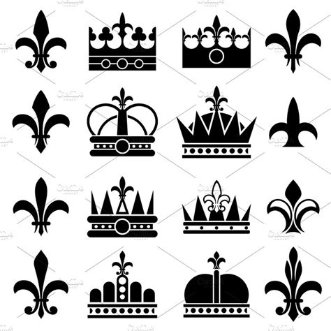 Royal Vector Icons Custom Designed Icons ~ Creative Market