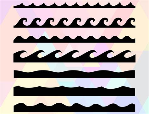 Waves Clipart Files Waves Svg File Wave Png Wave Cricut