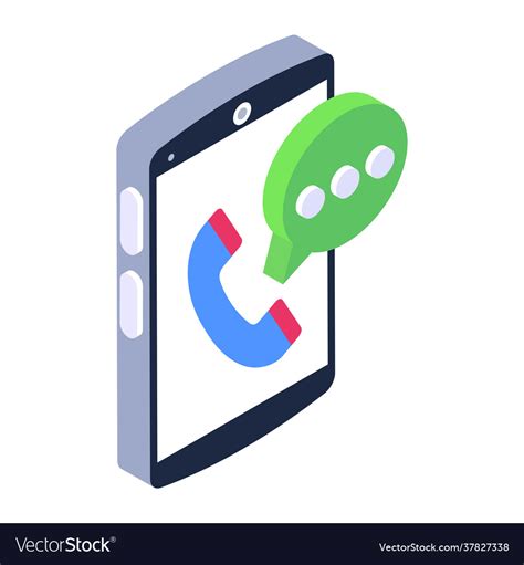 Mobile Call Royalty Free Vector Image Vectorstock