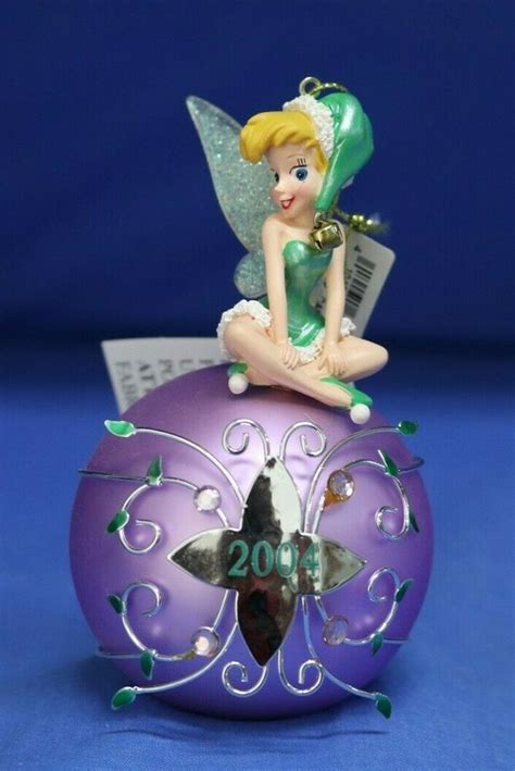 Tinker Bell Purple Ball Wire Wrapped Christmas Ornament Disney Store
