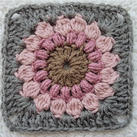 Free Crochet Pattern Sunburst Granny Square Crochetmelovely