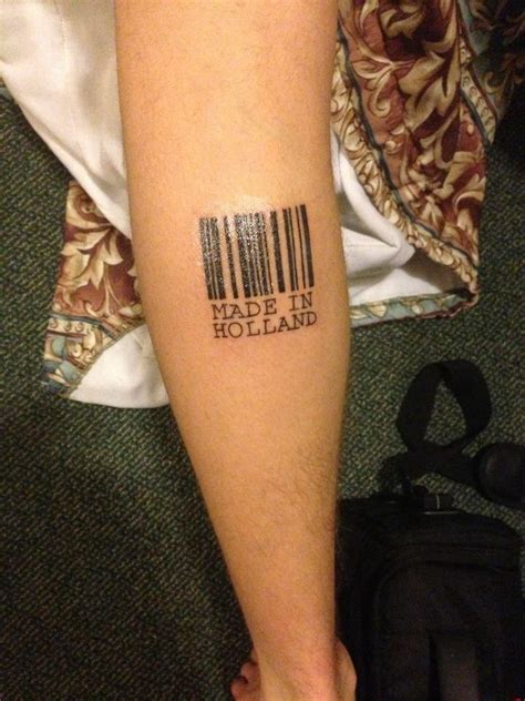 Cute Barcode Tattoo On Inner Arm For Girl Leg Tattoos Tattoos For