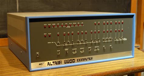 Altair 8800 Computer On Display At The Smithsonian Ed Uthman Flickr