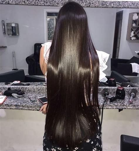 We Love Shiny Silky Smooth Hair In 2020 Long Silky Hair Long Brunette Hair Aesthetic Hair