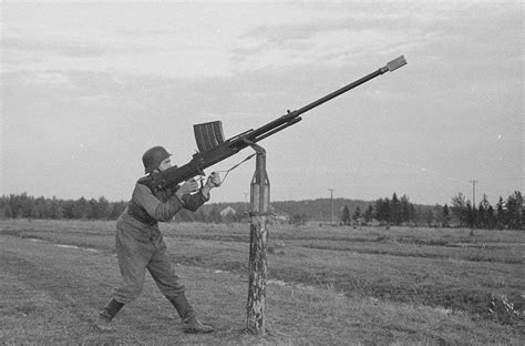 Lahti L39 20mm Anti Tank Rifle W Stump Mount Complete Package Ammo