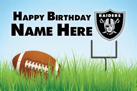 Free Oakland Raiders Birthday Card Birthdaybuzz