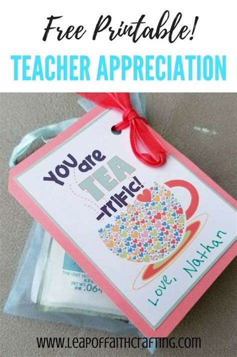 Free printable teacher appreciation amazon card. Small Gifts for Teachers with Free Printables! | Small ...