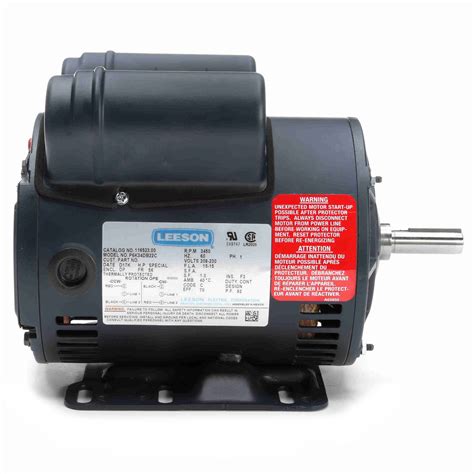 11652300 Leeson 5hp Compressor Duty Electric Motor 3600 Rpm
