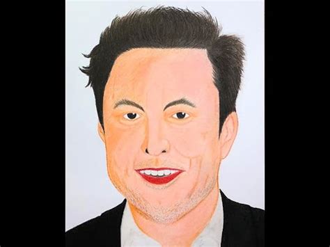 Drawing The Handsome Elon Musk YouTube