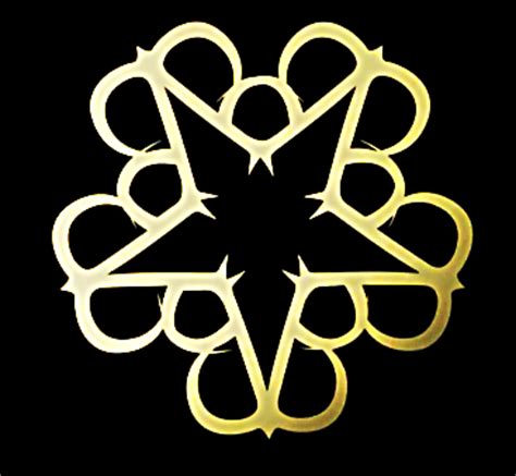 They've seen members come and go but in the end, these 5 guys will always be our favorites! Black Veil Brides symbol | We Heart It | black veil brides