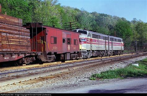 Railpicturesnet Photo El 7134 Erie Lackawanna Emd F7a At Lanesboro