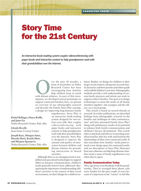 Pdf Story Time For The 21st Century
