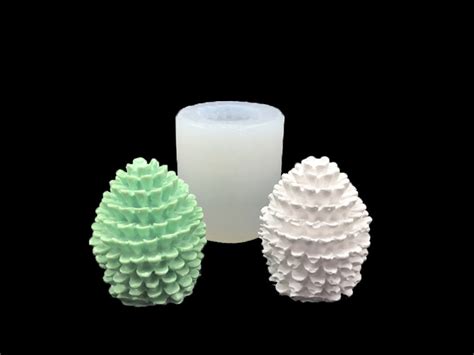 3d Pine Cone Handmade Silicone Mold Mould For Making Candle Etsy