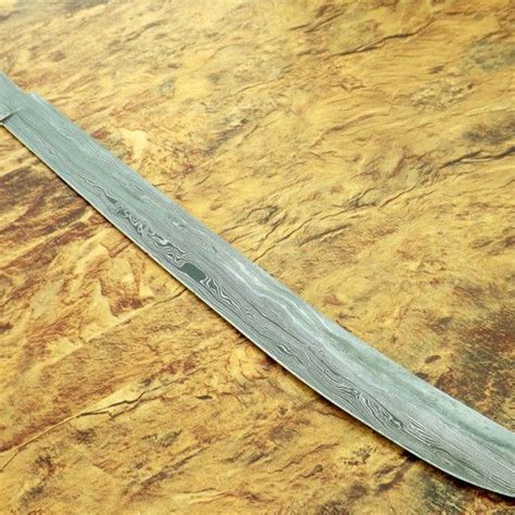 Custom Handmade Damascus Knives 32 Damascus Steel Katana Blank Blade