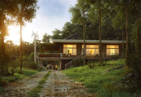 Contemporary Exteriors In Nature Visualized