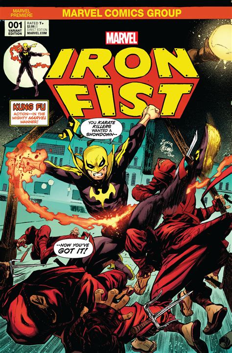 Comic Frontline Iron Fist 1 Retailer Exclusive Variants Bring Epic