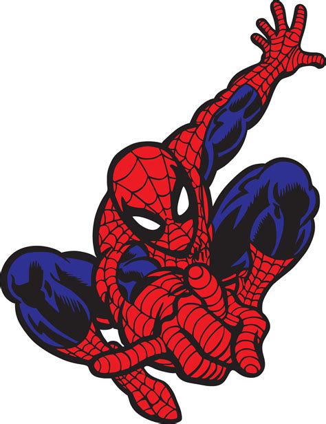 Spider Man Standing Clip Art
