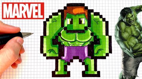 Minecraft Hulk Pixel Art