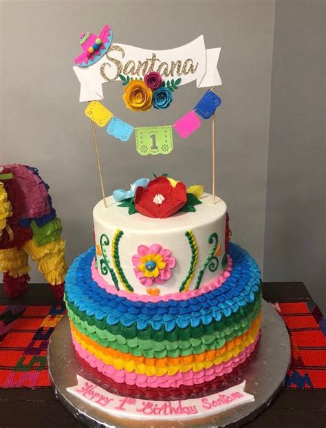 Fiesta Cake Topper Cinco De Mayo Decor Fiesta Party Coco Etsy Fiesta Cake Mexican Birthday