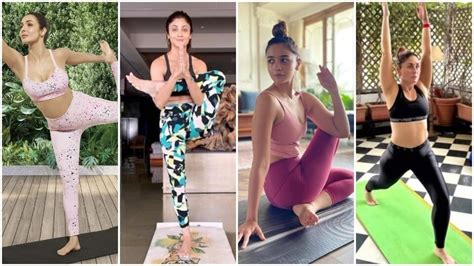 Worldwide Yoga Day Malaika Arora Shilpa Shetty Alia Bhatt Kareena Kapoor Stars Who