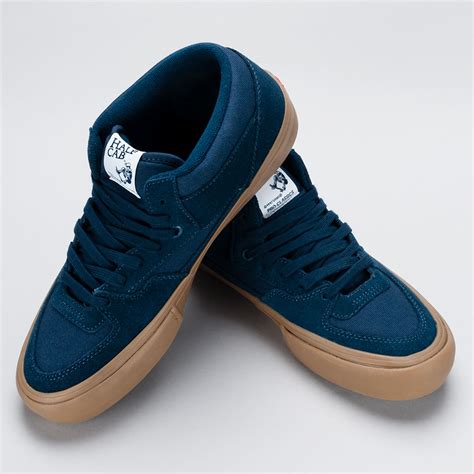 Buy The Vans Half Cab Pro Shoes Navy Gum Available At Skate Pharm