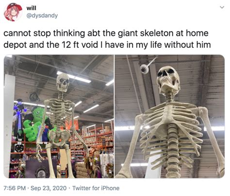 12 Foot Tall Home Depot Skeleton Vision Viral
