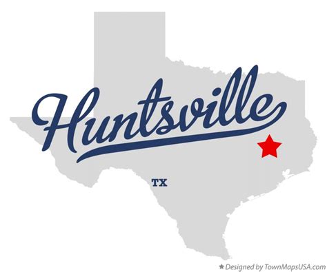 Map Of Huntsville Tx Texas