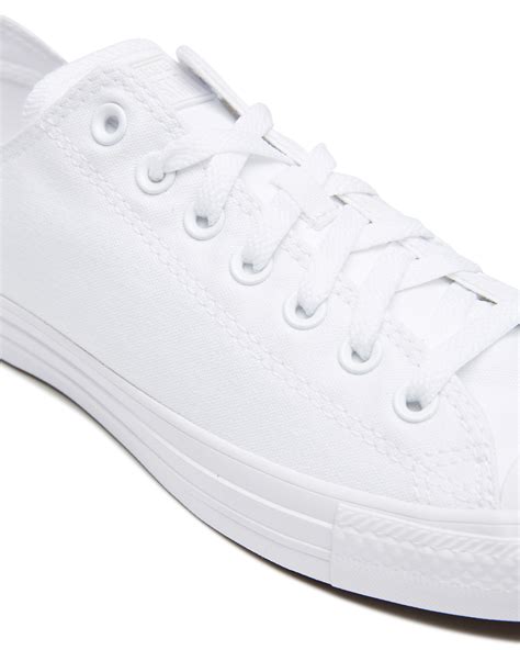 Converse Womens Chuck Taylor All Star Lo Shoe White Monochrome