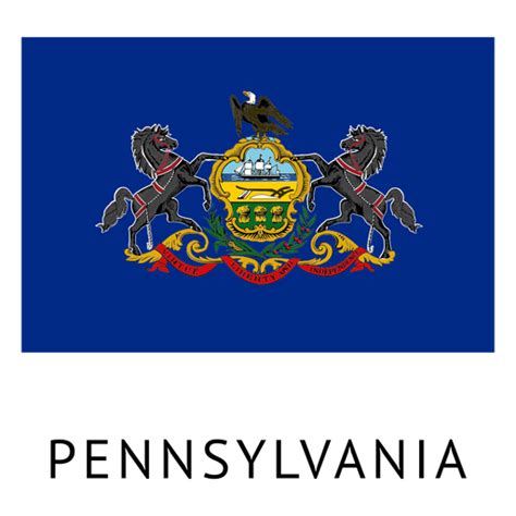 Pennsylvania State Flag Transparent Png And Svg Vector File