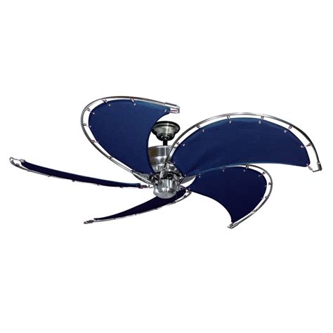 Damp rated ceiling fans ideal installation. Gulf Coast Nautical Raindance Ceiling Fan - Brushed Nickel ...