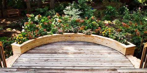 Curved Planter Boxes How To Make Wooden Planter Boxes Waterproof