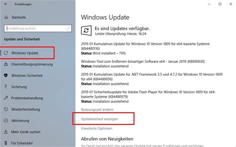 Windows 10 Update Verlauf Anzeigen So Gehts