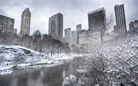 Nyc Winter Scenes Wallpapers And Backgrounds 4k Hd Dual Screen