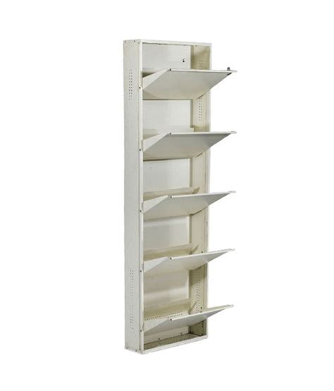 It is made of plastic that you can stick to the doors, walls, or any places in the house with 3. Buy Shoe Den Wall Mounted Shoe Rack - 5 Level on Snapdeal | PaisaWapas.com