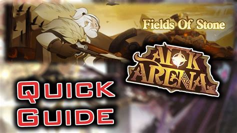 Giveaway @ 110k subs►►my 2nd channel (other games). AFK ARENA - FIELDS OF STONE | Quick Guide / Speedrun XD ...