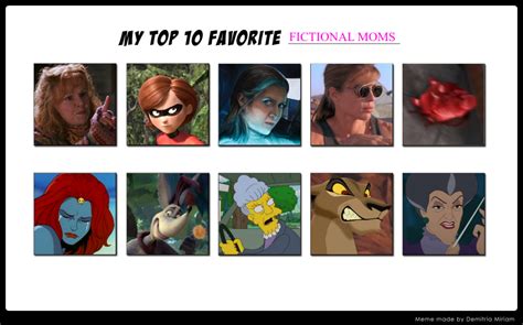 My Top 10 Favorite Fictional Moms By Darthwill3 On Deviantart