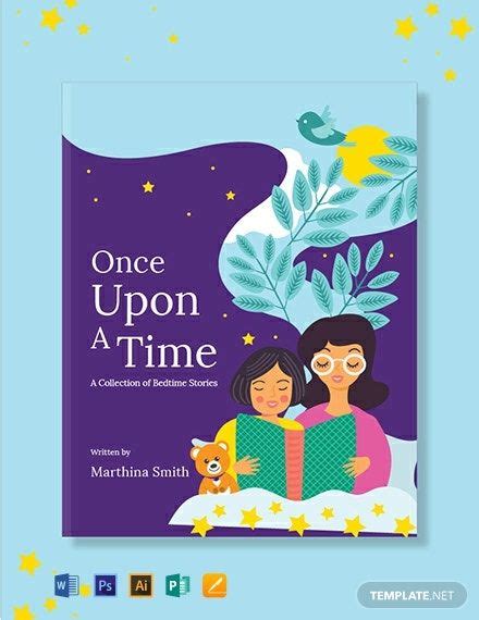 Instantly Download Free Childrens Book Cover Template Sample